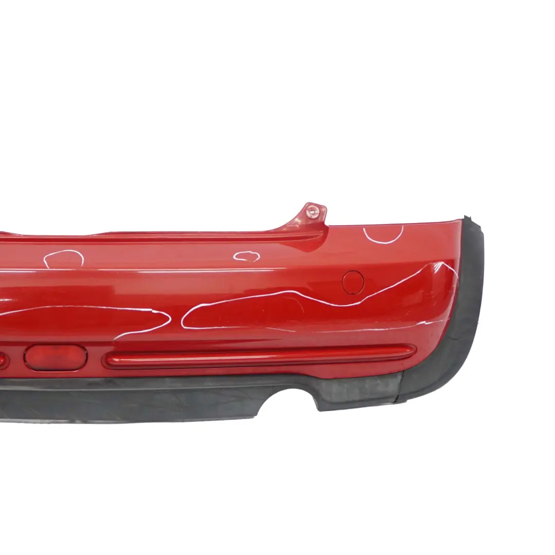 Mini Cooper R50 Complete Rear Bumper Trim Panel Chili Red - 851 - SKU 0393501-CHRED - Part number 0393501