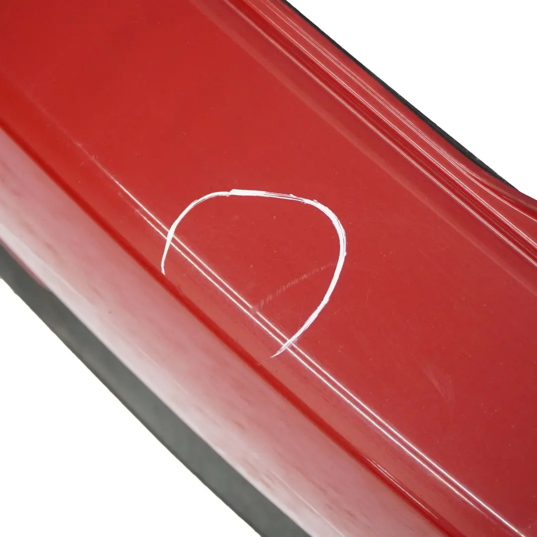 Mini Cooper R50 Complete Rear Bumper Trim Panel Chili Red - 851 - SKU 0393501-CHRED - Part number 0393501