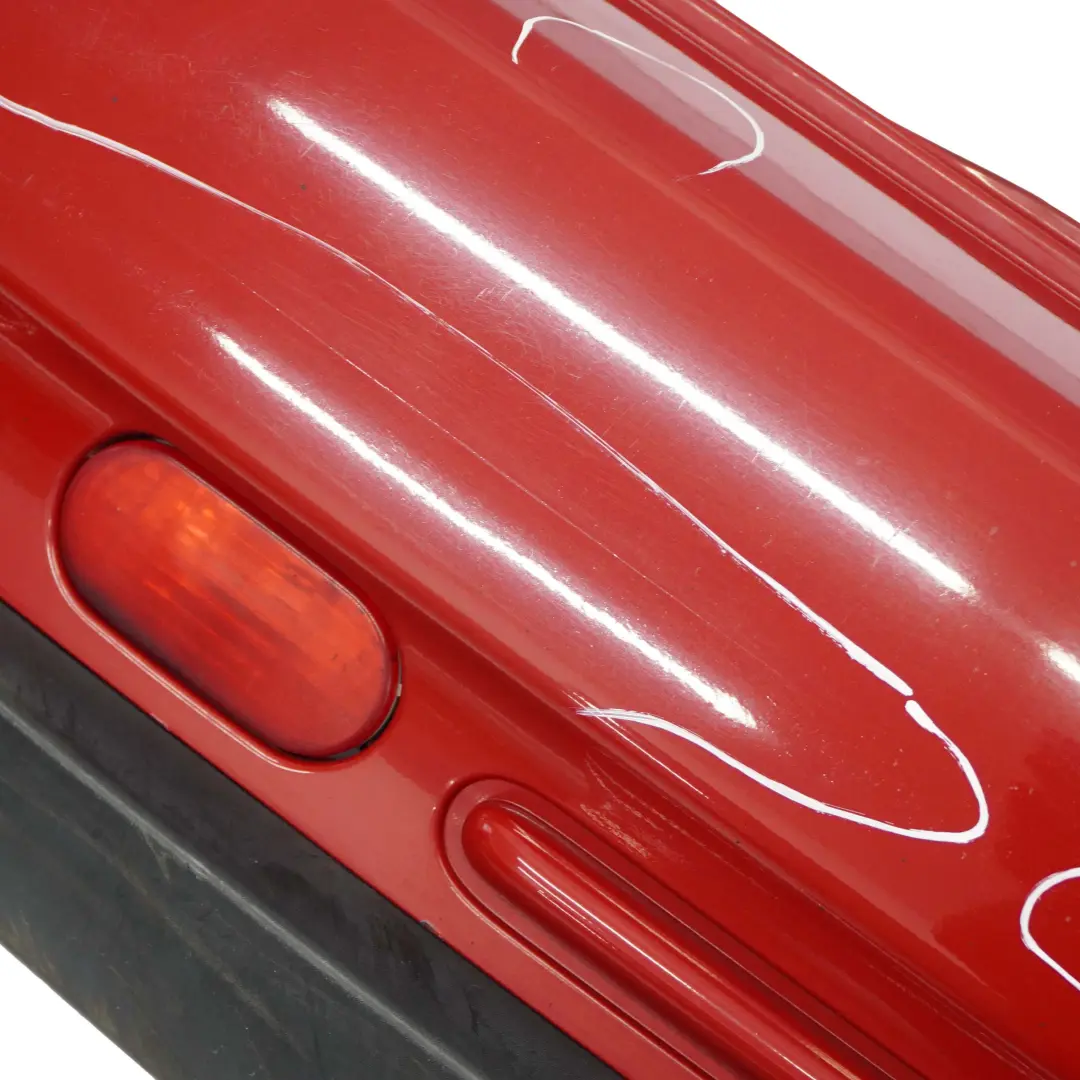 Mini Cooper R50 Complete Rear Bumper Trim Panel Chili Red - 851 - SKU 0393501-CHRED - Part number 0393501