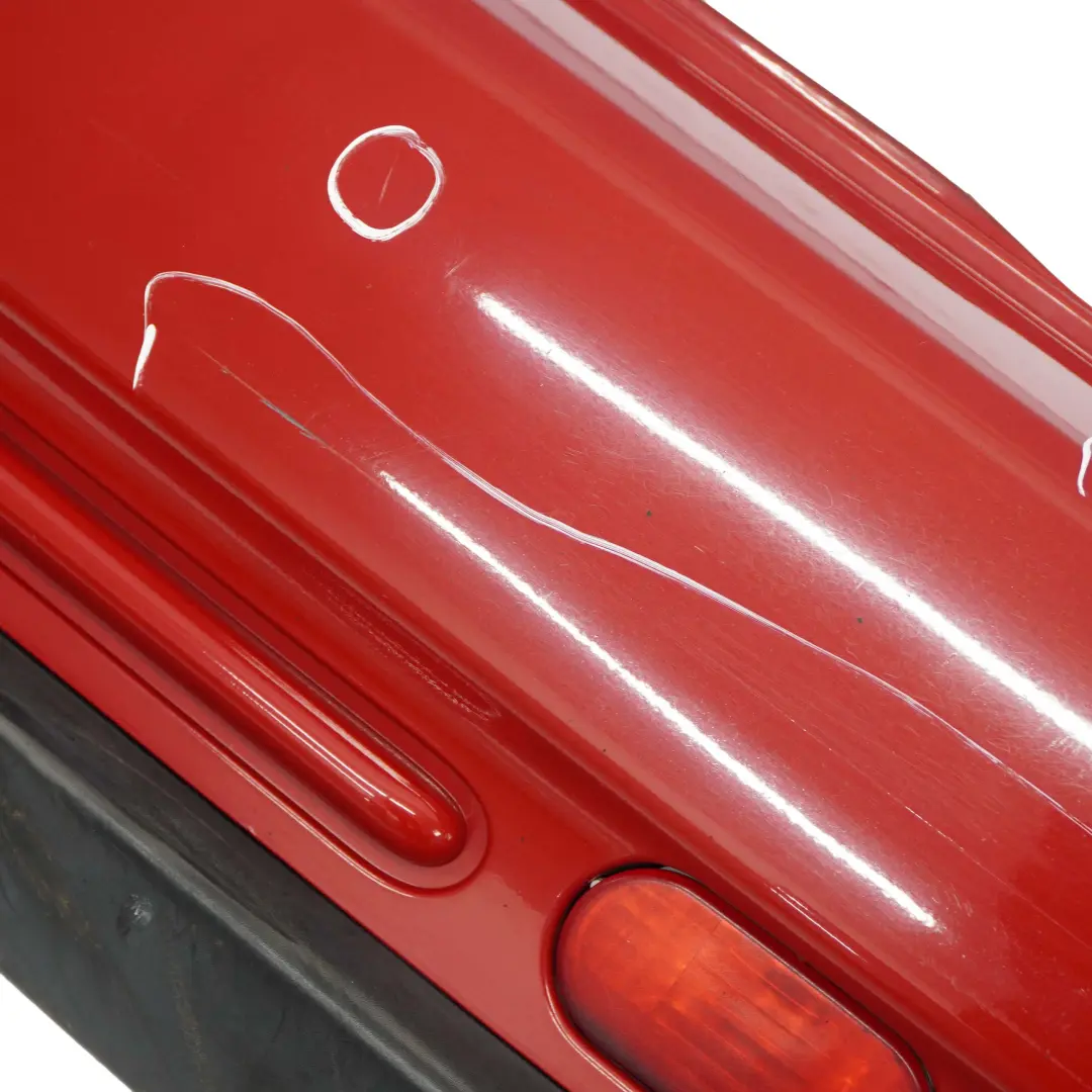 Mini Cooper R50 Complete Rear Bumper Trim Panel Chili Red - 851 - SKU 0393501-CHRED - Part number 0393501