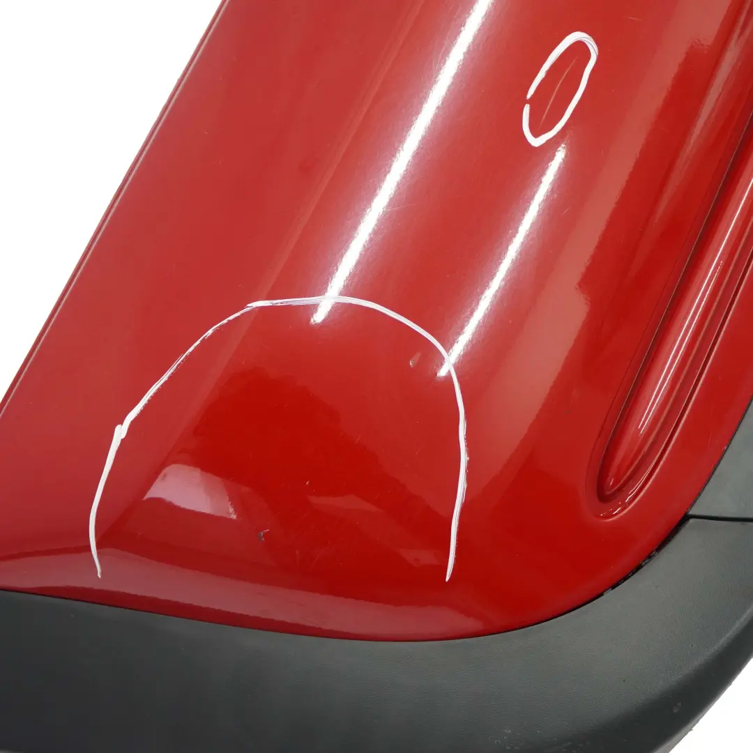 Mini Cooper R50 Complete Rear Bumper Trim Panel Chili Red - 851 - SKU 0393501-CHRED - Part number 0393501