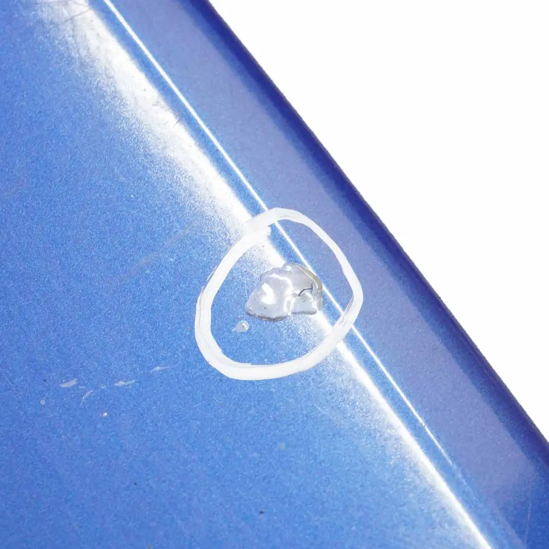 Bumper Complete Trim Panel Hyper Blue Metallic - A28 to Mini Cooper R50 Rear with Part number 0393501 Mini Cooper R50 Rear Bumper Complete Trim Panel Hyper Blue Metallic - A28 - SKU 0393501-HYB - Part number 0393501