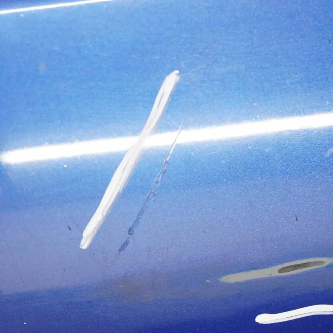 Mini Cooper R50 Parachoques Trasero Completo Embellecedor Hyper Blue - A28 - SKU 0393501-HYB - Número de pieza 0393501