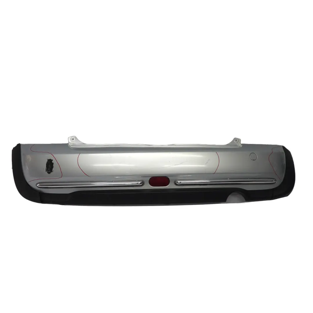 Bumper Trim Panel Pure Silver Metallic - 900 to Mini Cooper R50 Rear with Part number 0393501 Mini Cooper R50 Rear Bumper Trim Panel Pure Silver Metallic - 900 - SKU 0393501-PS1 - Part number 0393501