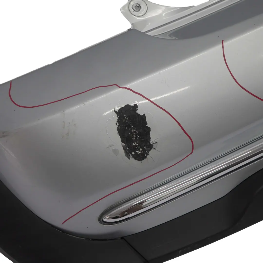 Bumper Trim Panel Pure Silver Metallic - 900 to Mini Cooper R50 Rear with Part number 0393501 Mini Cooper R50 Rear Bumper Trim Panel Pure Silver Metallic - 900 - SKU 0393501-PS1 - Part number 0393501