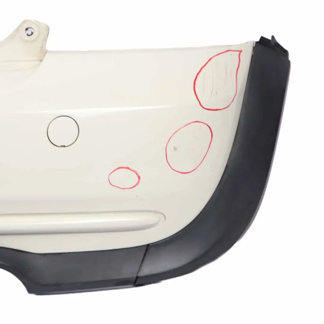 Bumper Trim Panel Pepper White - 850 to Mini Cooper R50 Rear with Part number 0393501 Mini Cooper R50 Rear Bumper Trim Panel Pepper White - 850 - SKU 0393501-PW - Part number 0393501