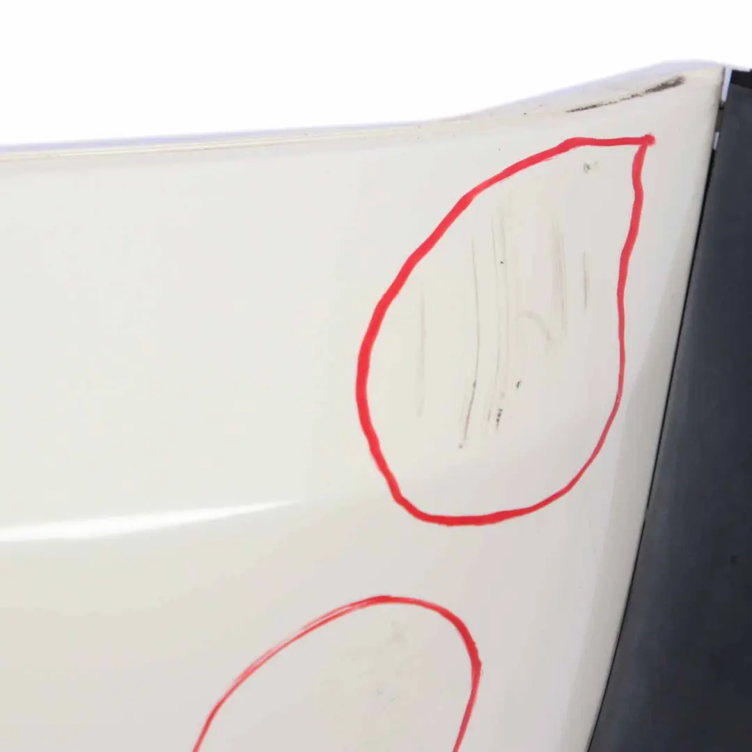 Bumper Trim Panel Pepper White - 850 to Mini Cooper R50 Rear with Part number 0393501 Mini Cooper R50 Rear Bumper Trim Panel Pepper White - 850 - SKU 0393501-PW - Part number 0393501