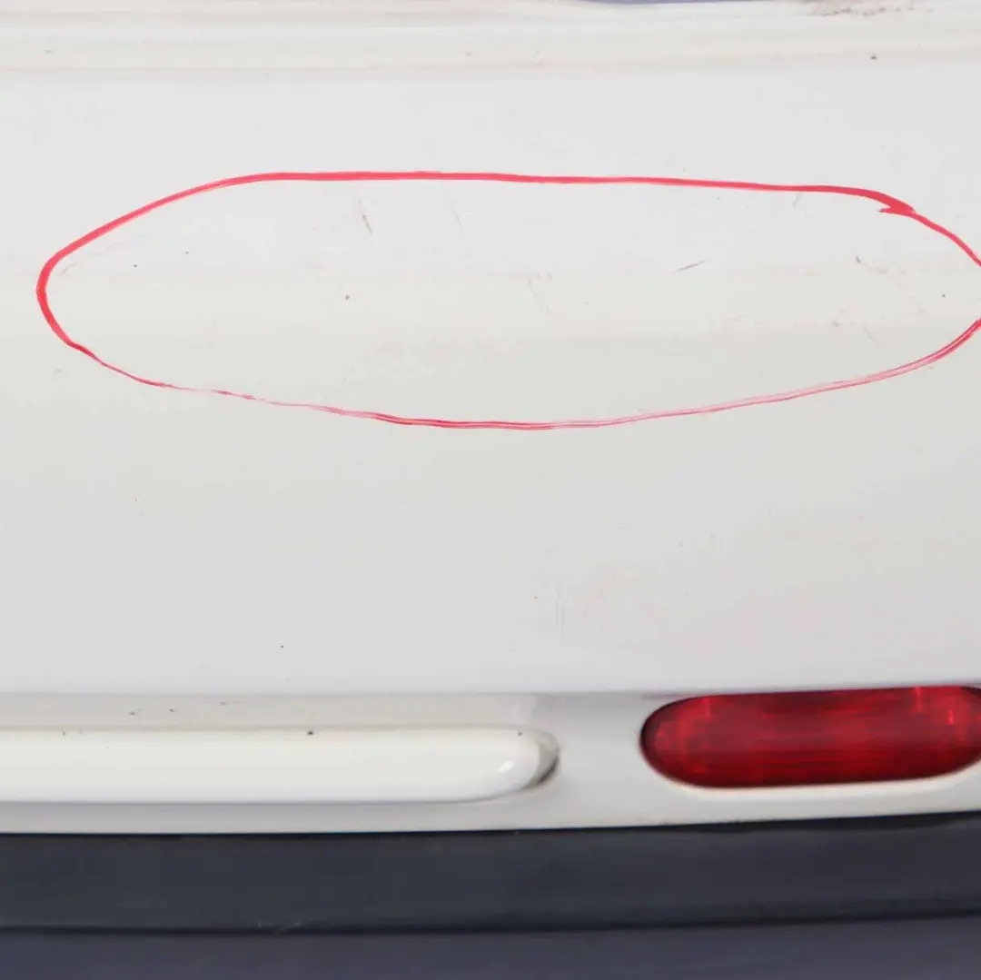 Bumper Trim Panel Pepper White - 850 to Mini Cooper R50 Rear with Part number 0393501 Mini Cooper R50 Rear Bumper Trim Panel Pepper White - 850 - SKU 0393501-PW - Part number 0393501