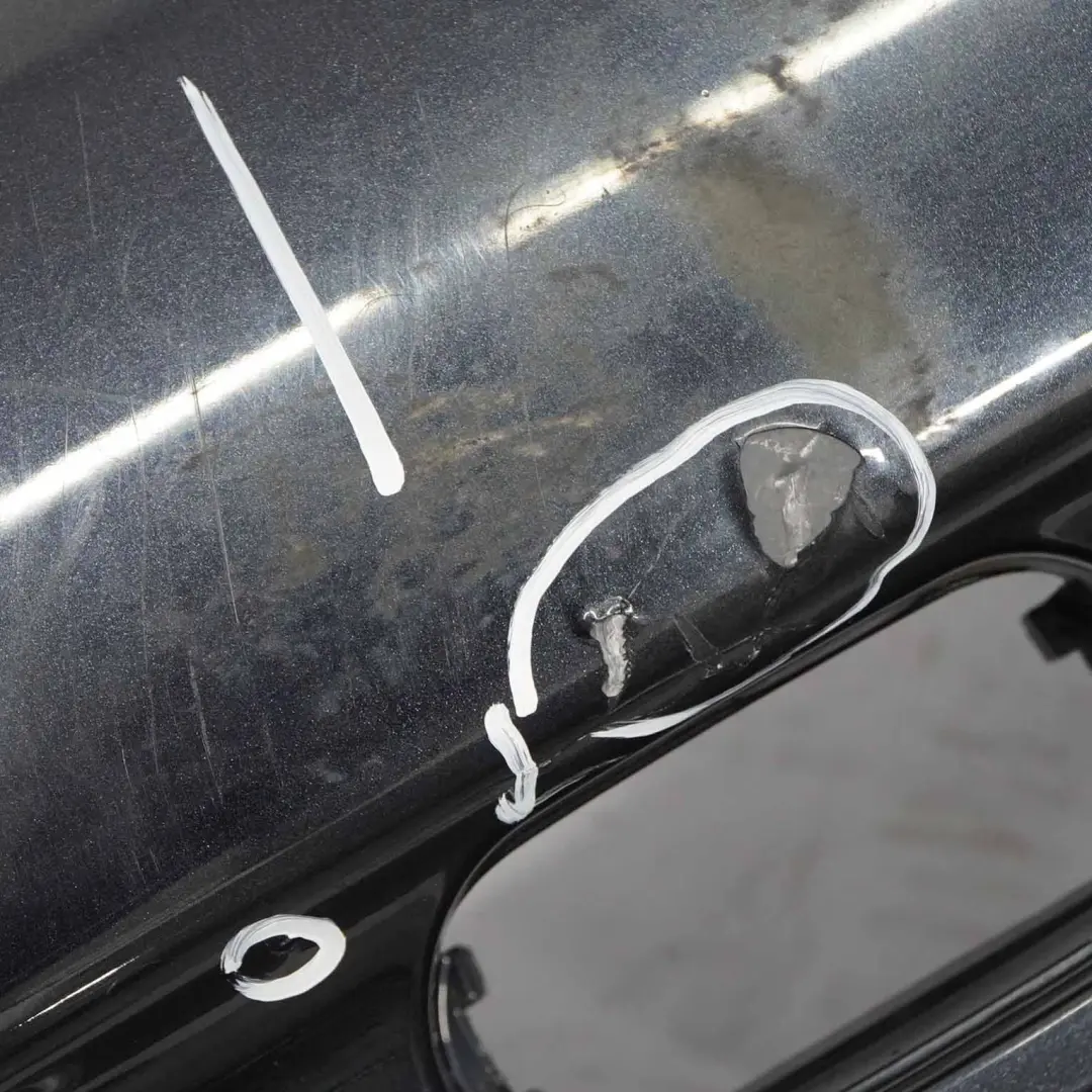 Bumper Mini R50 Trim Panel Chrome Astro Black Metallic - A25 to Rear with Part number 0393503 Rear Bumper Mini R50 Trim Panel Chrome Astro Black Metallic - A25 - SKU 0393503-ASB - Part number 0393503