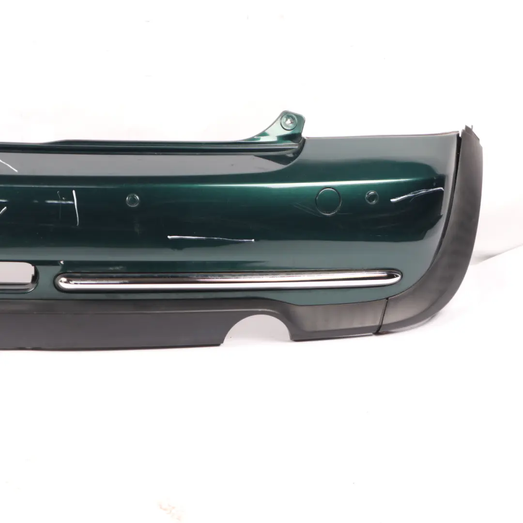 Bumper Mini R50 Trim Panel PDC Chrome British Racing Green Metallic - 895 to Rear with Part number 0393503 Rear Bumper Mini R50 Trim Panel PDC Chrome British Racing Green Metallic - 895 - SKU 0393503-BRG - Part number 0393503