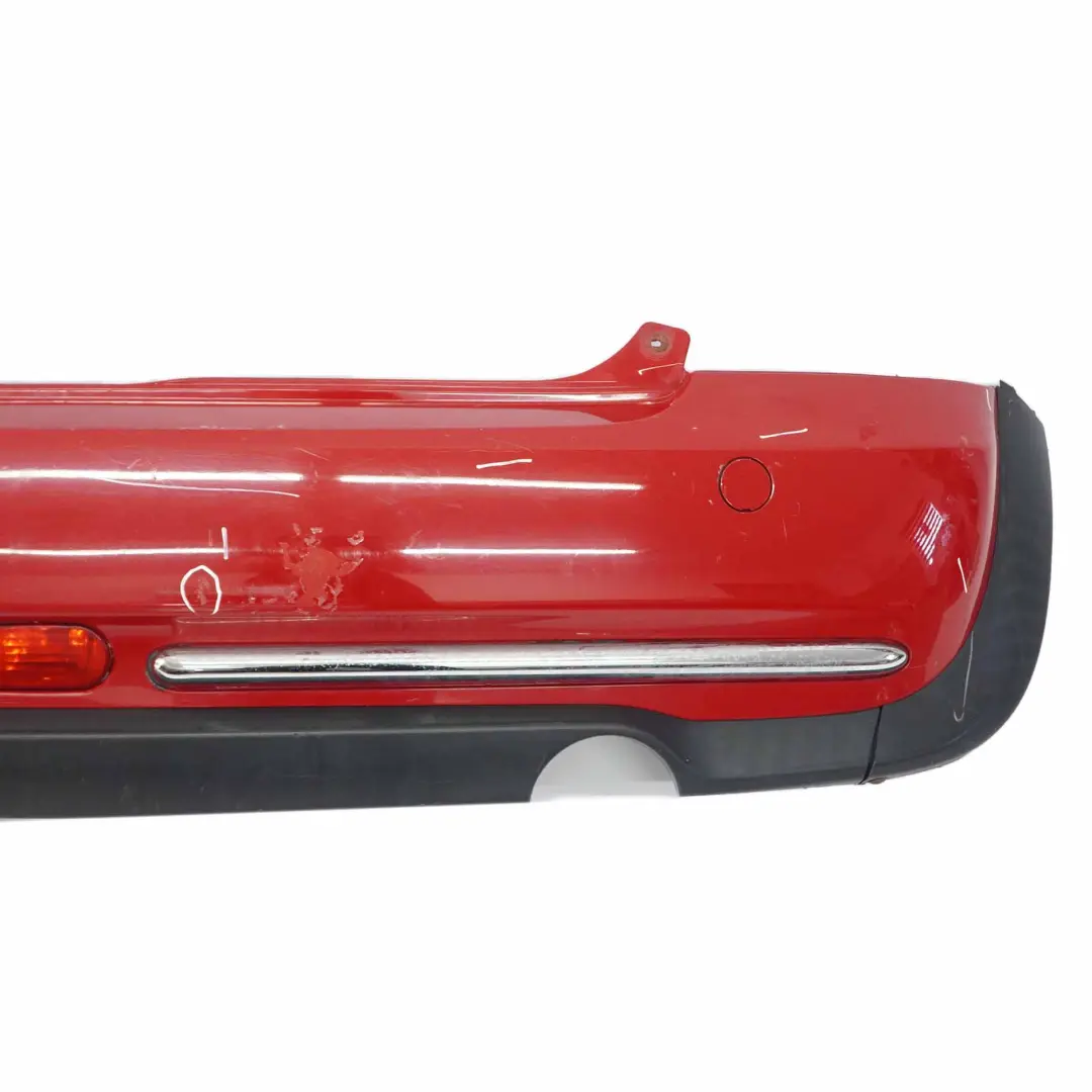  Hintere Stoßstange Mini R50 Zierleistenabdeckung Chrom Chili Rot - 851 - SKU 0393503-CHRED - Teilenummer 0393503