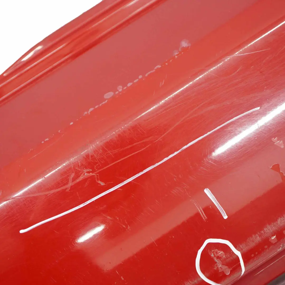 Bumper Mini R50 Trim Panel Covering Chrome Chili Red - 851 to Rear with Part number 0393503 Rear Bumper Mini R50 Trim Panel Covering Chrome Chili Red - 851 - SKU 0393503-CHRED - Part number 0393503