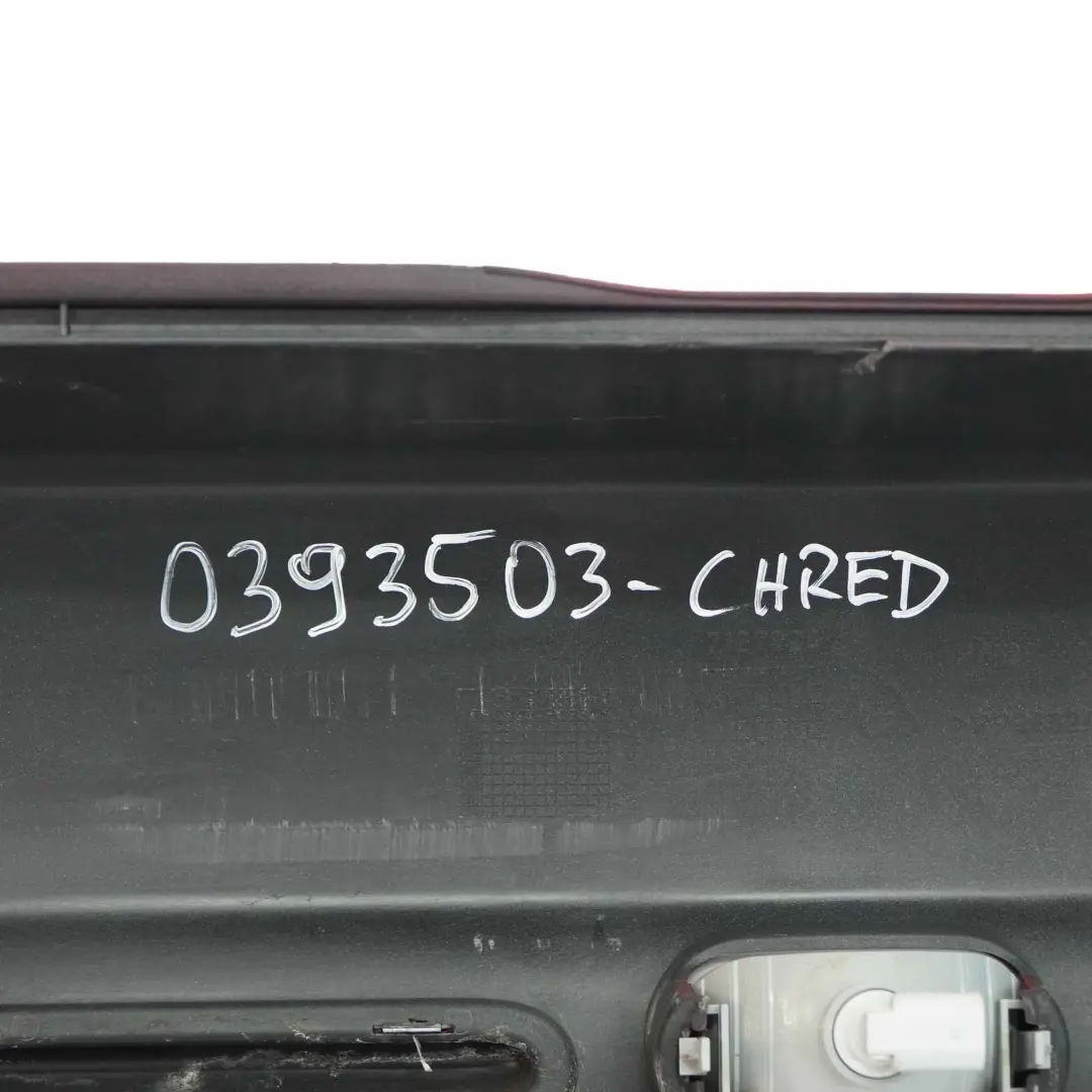 Rear Bumper Mini R50 Trim Panel Covering Chrome Chili Red - 851 - SKU 0393503-CHRED - Part number 0393503