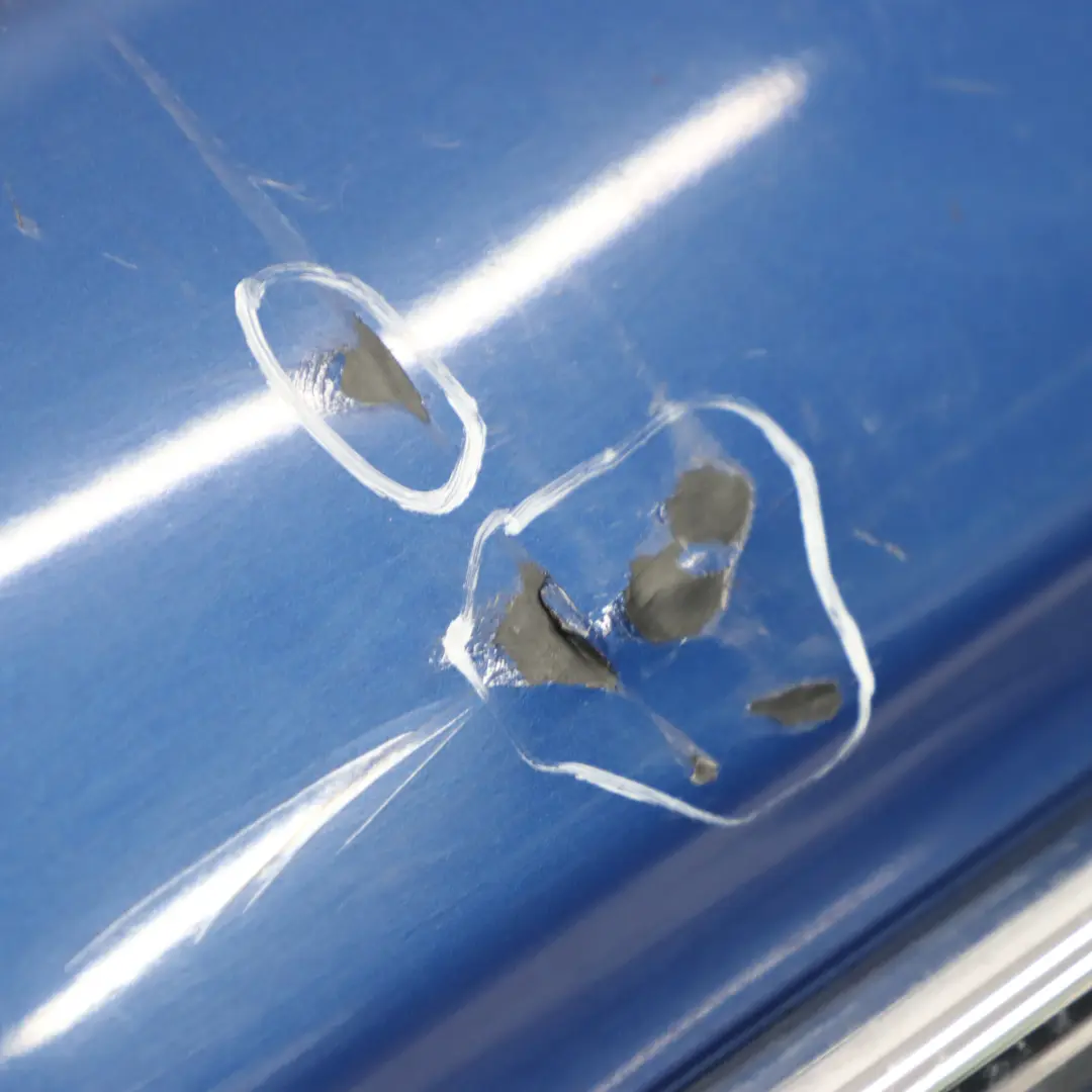 Pare-chocs arrière chrome hyper bleu métallisé - A28 pour Mini R50 à propos du numéro de pièce 0393503 Mini R50 Pare-chocs arrière chrome hyper bleu métallisé - A28 - SKU 0393503-HYB - Numéro de pièce 0393503