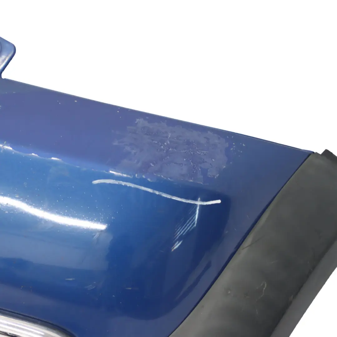 Heckstoßstange Zierleiste Abdeckung Chrom Hyper Blue Metallic - A28 für Mini R50 mit Teilenummer 0393503 Mini R50 Heckstoßstange Zierleiste Abdeckung Chrom Hyper Blue Metallic - A28 - SKU 0393503-HYB - Teilenummer 0393503