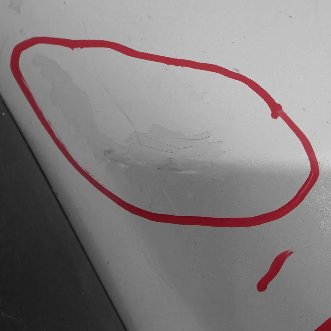 Mini Cooper R50 Stossfänger Hinten Abdeckung Pure Silver Silber Metallic - 900 - SKU 0393503-PS - Teilenummer 0393503