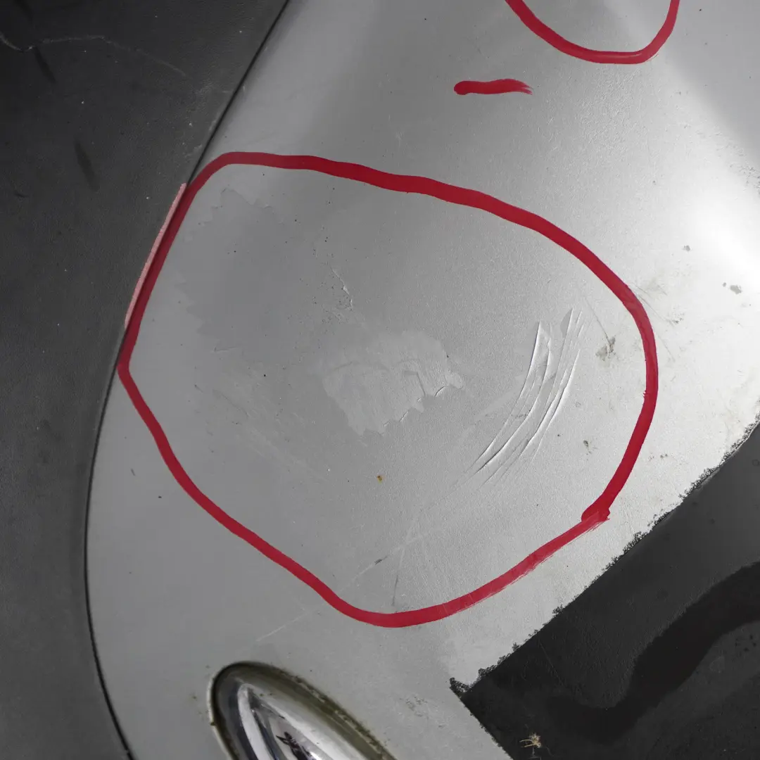 Stossfänger Hinten Abdeckung Pure Silver Silber Metallic - 900 für Mini Cooper R50 mit Teilenummer 0393503 Mini Cooper R50 Stossfänger Hinten Abdeckung Pure Silver Silber Metallic - 900 - SKU 0393503-PS - Teilenummer 0393503