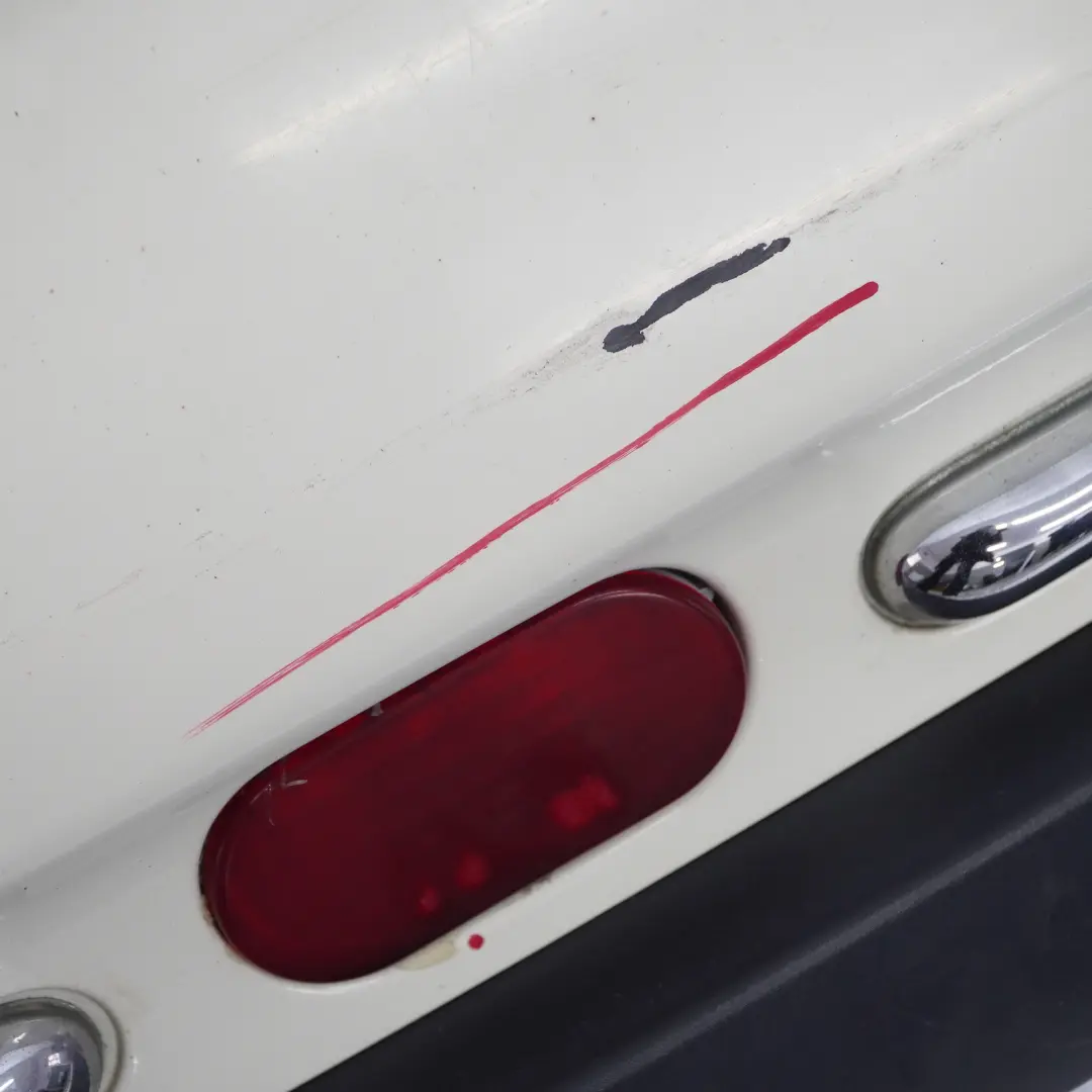 Stossfänger Hinten Abdeckung Pepper White Weiss - 850 für Mini Cooper R50 mit Teilenummer 0393503 Mini Cooper R50 Stossfänger Hinten Abdeckung Pepper White Weiss - 850 - SKU 0393503-PW - Teilenummer 0393503