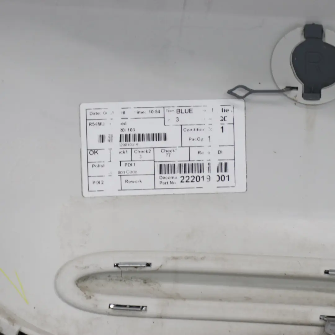 Bumper Mini R50 Trim Panel Chrome Royal Grey Metallic - A48 to Rear with Part number 0393503 Rear Bumper Mini R50 Trim Panel Chrome Royal Grey Metallic - A48 - SKU 0393503-ROG2 - Part number 0393503