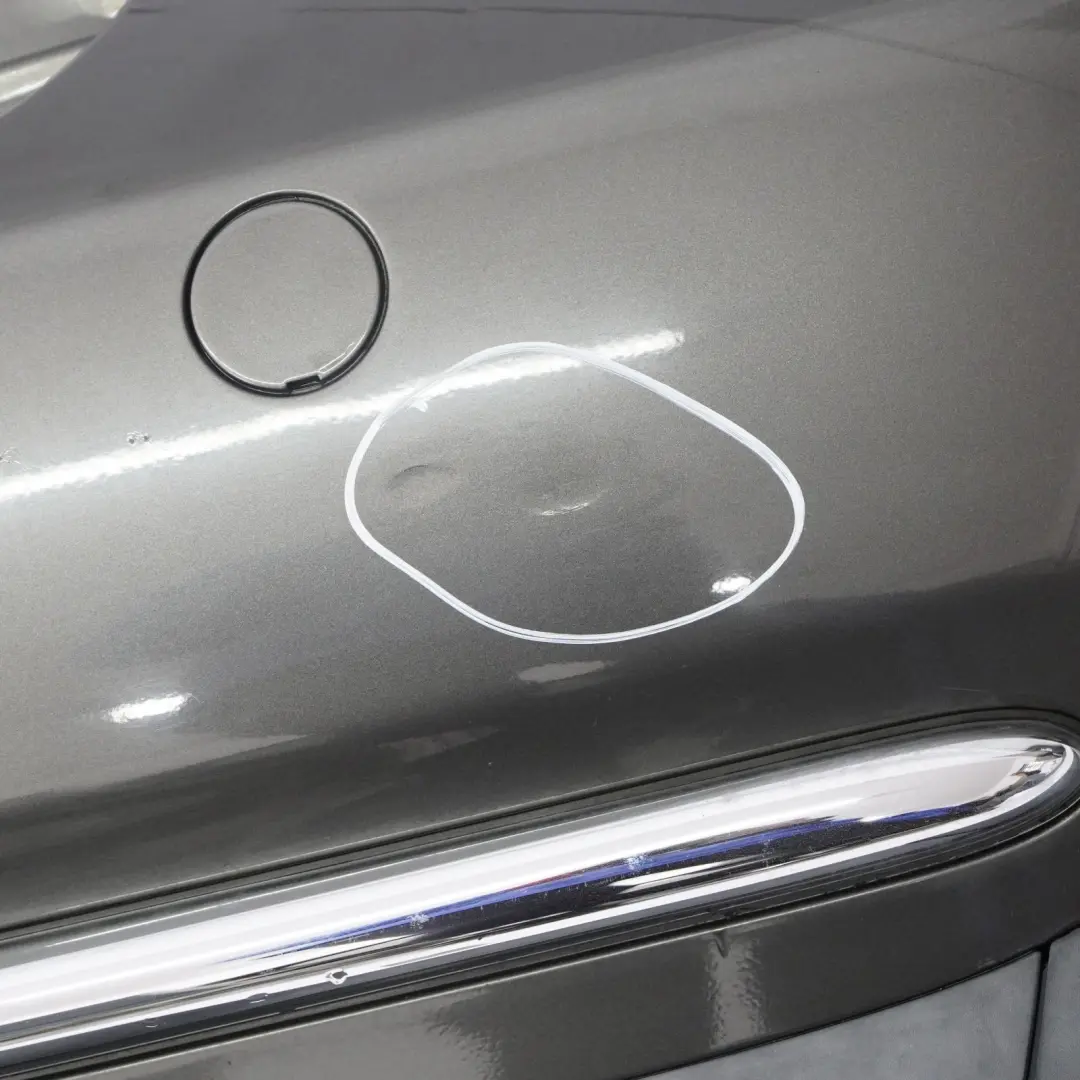 Stossfänger Hinten Abdeckung Royal Grey Grau Metallic - A48 für Mini Cooper R50 mit Teilenummer 0393503 Mini Cooper R50 Stossfänger Hinten Abdeckung Royal Grey Grau Metallic - A48 - SKU 0393503-ROG3 - Teilenummer 0393503