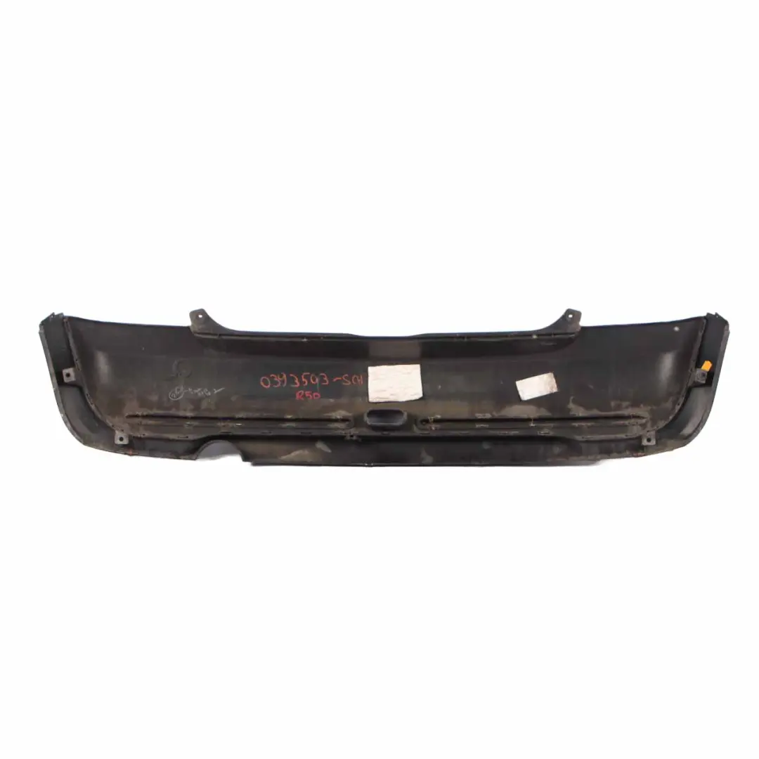 Rear Bumper Mini R50 Trim Panel Chrome Schwarz 2 Black - 668 - SKU 0393503-SCH - Part number 0393503