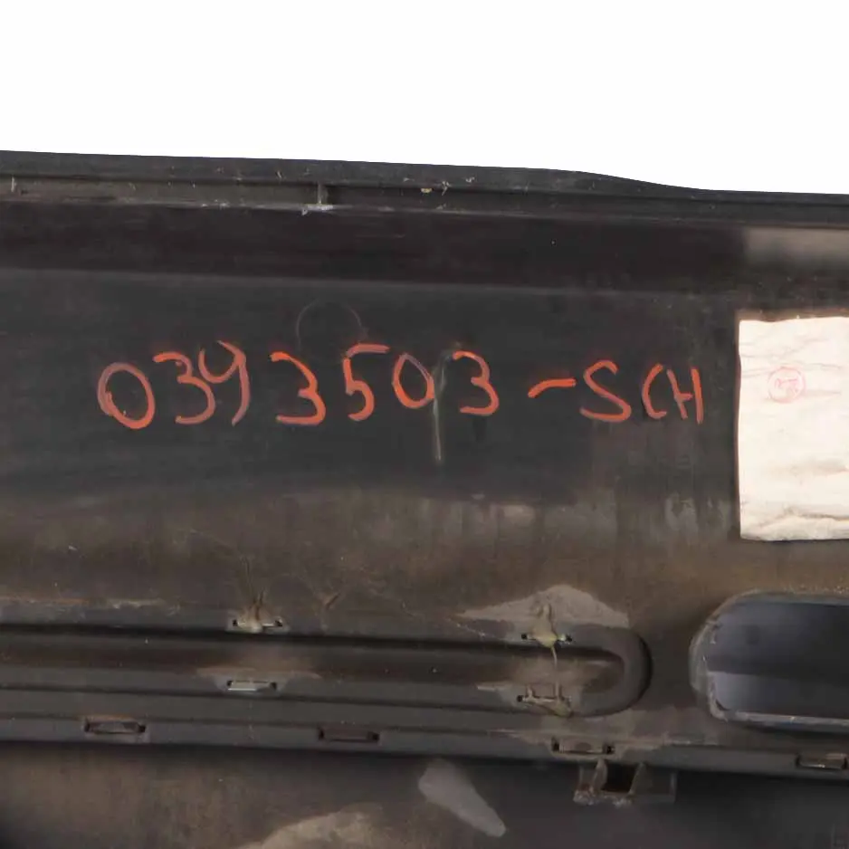 Rear Bumper Mini R50 Trim Panel Chrome Schwarz 2 Black - 668 - SKU 0393503-SCH - Part number 0393503