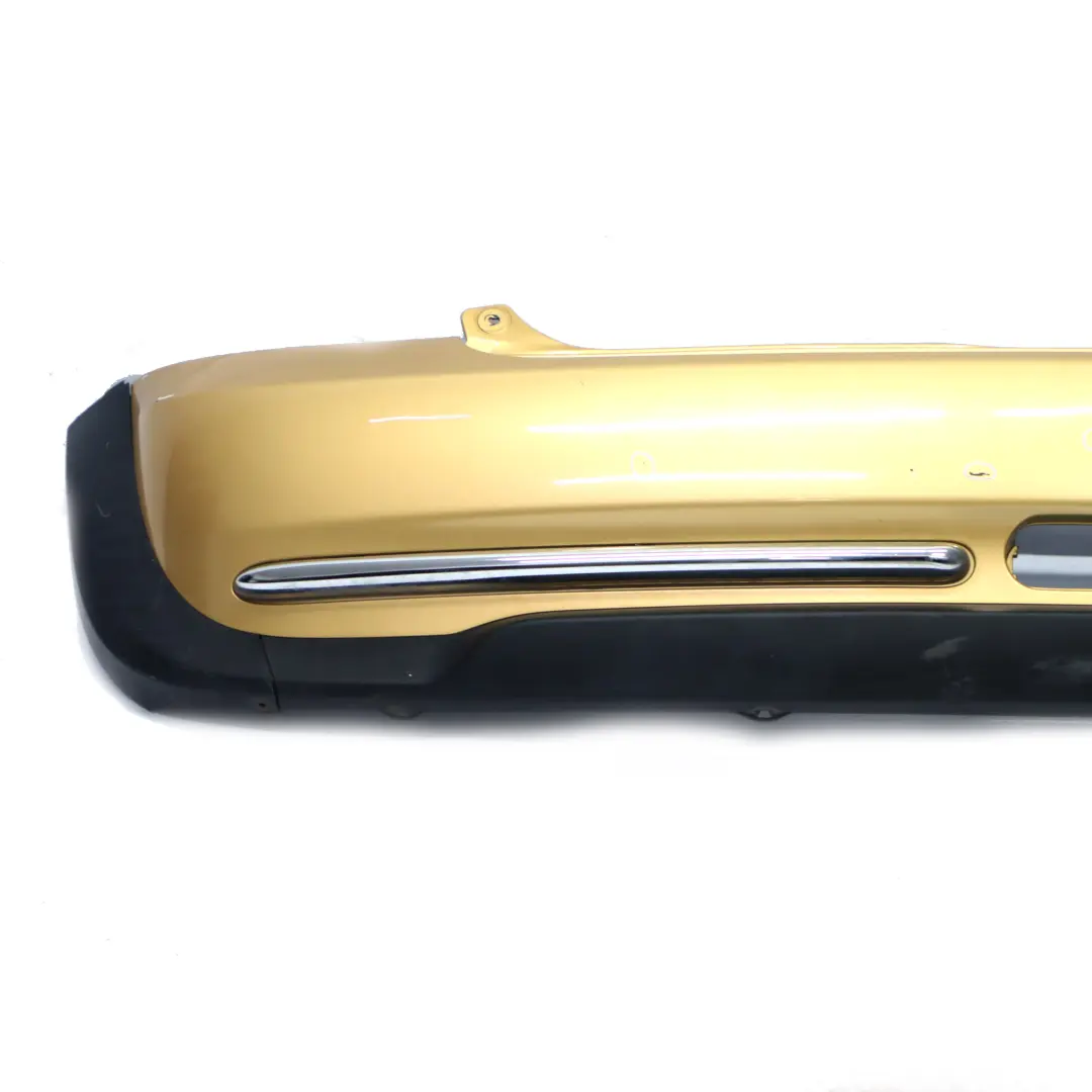 Bumper Mini R50 Trim Panel Chrome Solid Gold Metallic - 859 to Rear with Part number 0393503 Rear Bumper Mini R50 Trim Panel Chrome Solid Gold Metallic - 859 - SKU 0393503-SDB - Part number 0393503
