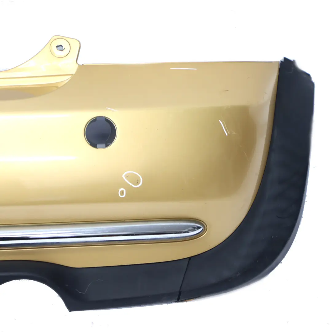 Bumper Mini R50 Trim Panel Chrome Solid Gold Metallic - 859 to Rear with Part number 0393503 Rear Bumper Mini R50 Trim Panel Chrome Solid Gold Metallic - 859 - SKU 0393503-SDB - Part number 0393503