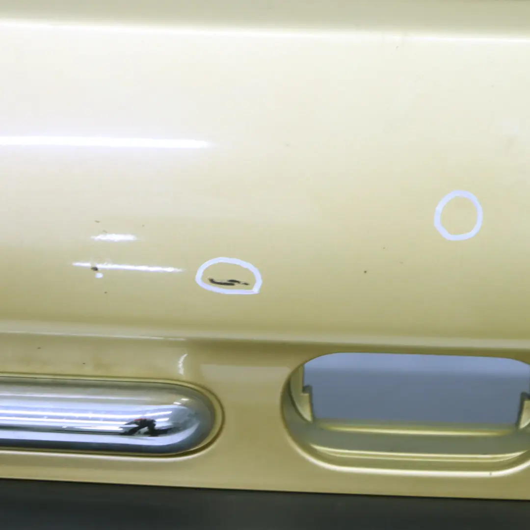 Bumper Mini R50 Trim Panel Chrome Solid Gold Metallic - 859 to Rear with Part number 0393503 Rear Bumper Mini R50 Trim Panel Chrome Solid Gold Metallic - 859 - SKU 0393503-SDB - Part number 0393503