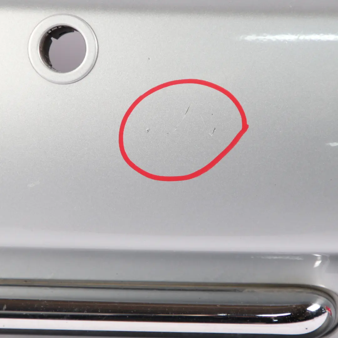 Bumper Trim Panel PDC Pure Silver Metallic - 900 to Mini R50 Rear with Part number 0393504 Mini R50 Rear Bumper Trim Panel PDC Pure Silver Metallic - 900 - SKU 0393504-PS - Part number 0393504