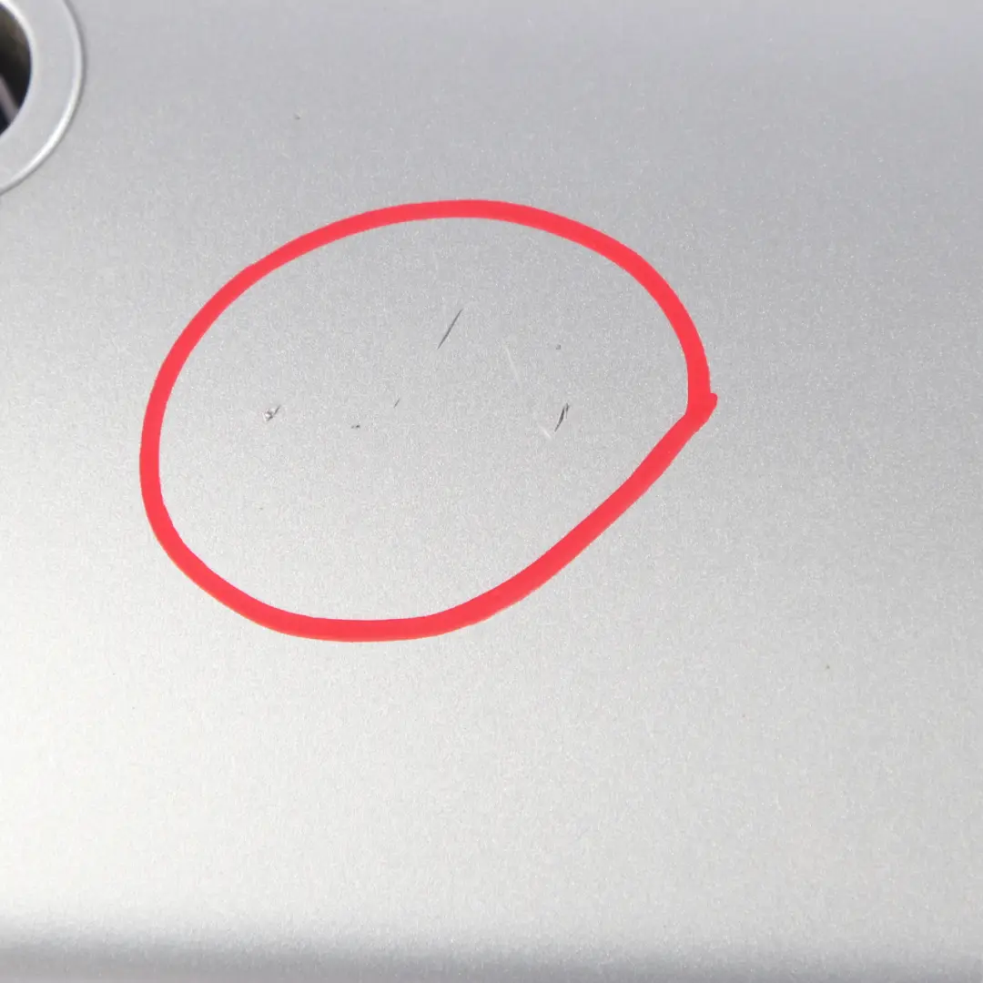 Bumper Trim Panel PDC Pure Silver Metallic - 900 to Mini R50 Rear with Part number 0393504 Mini R50 Rear Bumper Trim Panel PDC Pure Silver Metallic - 900 - SKU 0393504-PS - Part number 0393504