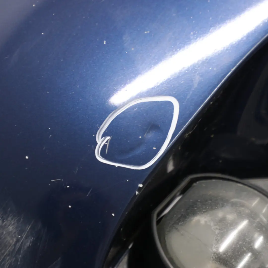  Front Bumper BMW E60 M Sport Trim Panel Tiefseeblau Deep Sea Blue Metallic - A76 - SKU 0394346-DSB - Part number 0394346