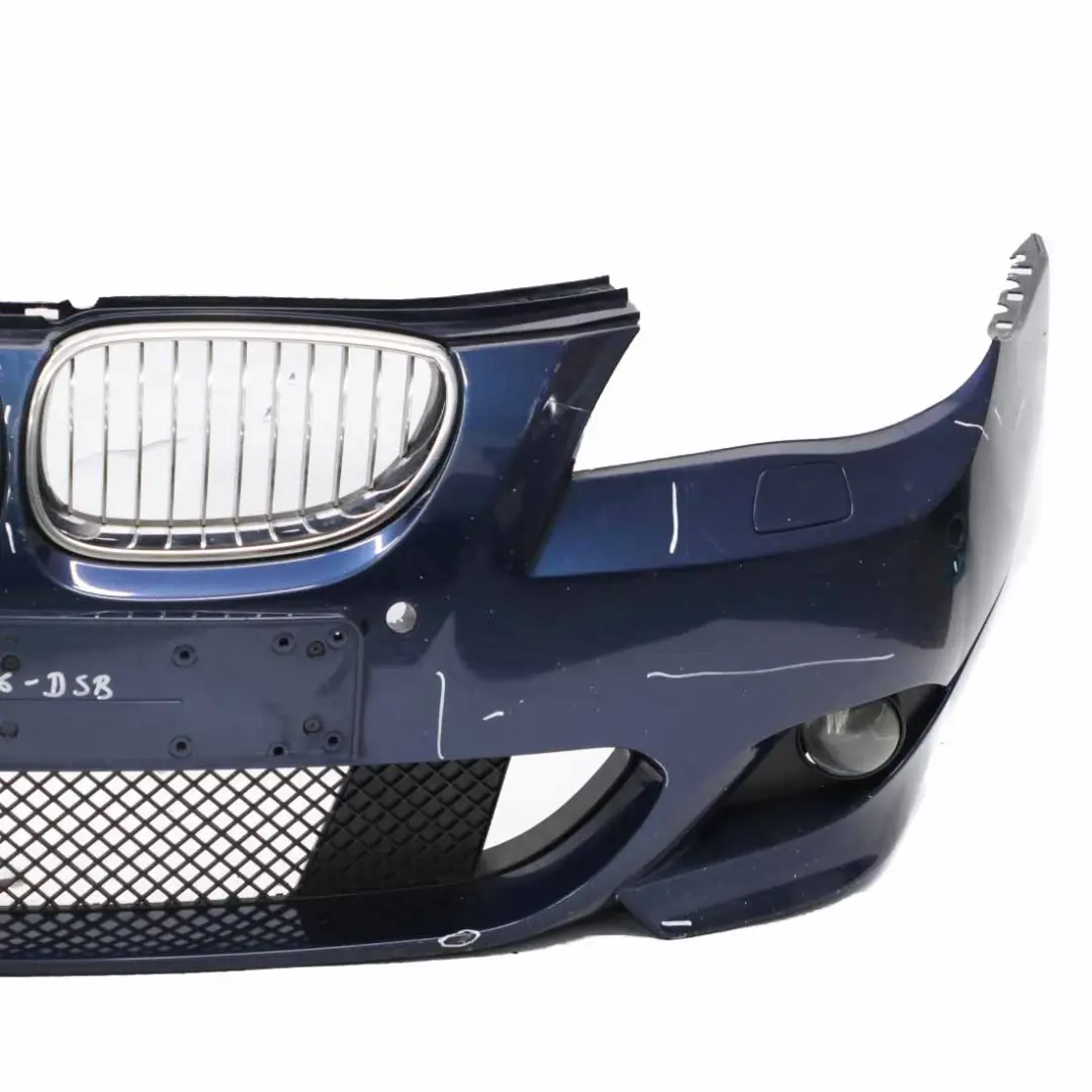  Front Bumper BMW E60 M Sport Trim Panel Tiefseeblau Deep Sea Blue Metallic - A76 - SKU 0394346-DSB - Part number 0394346