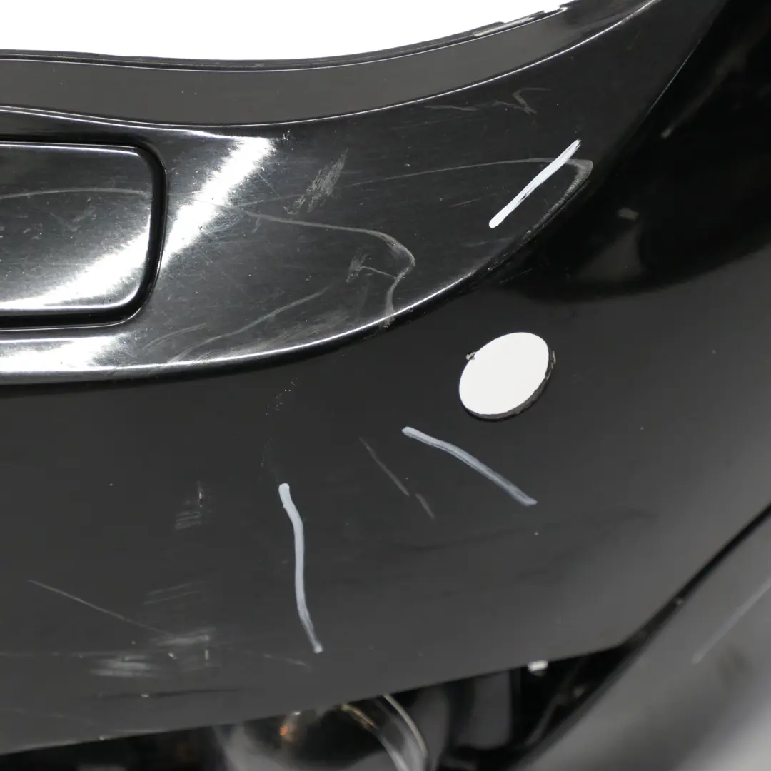 Front Bumper M Sport Trim Panel Schwarz 2 Black - 668 to BMW E60 E61 with Part number 0394346 BMW E60 E61 Front Bumper M Sport Trim Panel Schwarz 2 Black - 668 - SKU 0394346-SCH - Part number 0394346