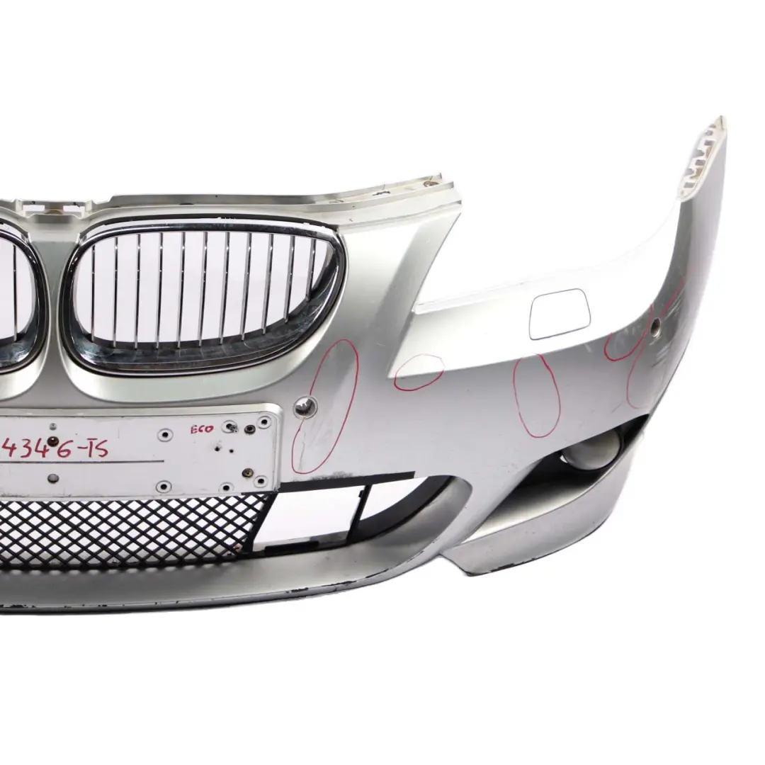 BMW 5 E60 E61 M Sport Front Bumper Trim Panel Titansilber Titan Silver - 354 - SKU 0394346-TS - Part number 0394346