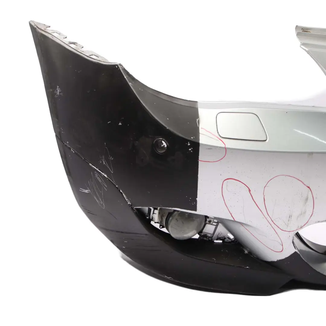 BMW 5 E60 E61 M Sport Front Bumper Trim Panel Titansilber Titan Silver - 354 - SKU 0394346-TS - Part number 0394346