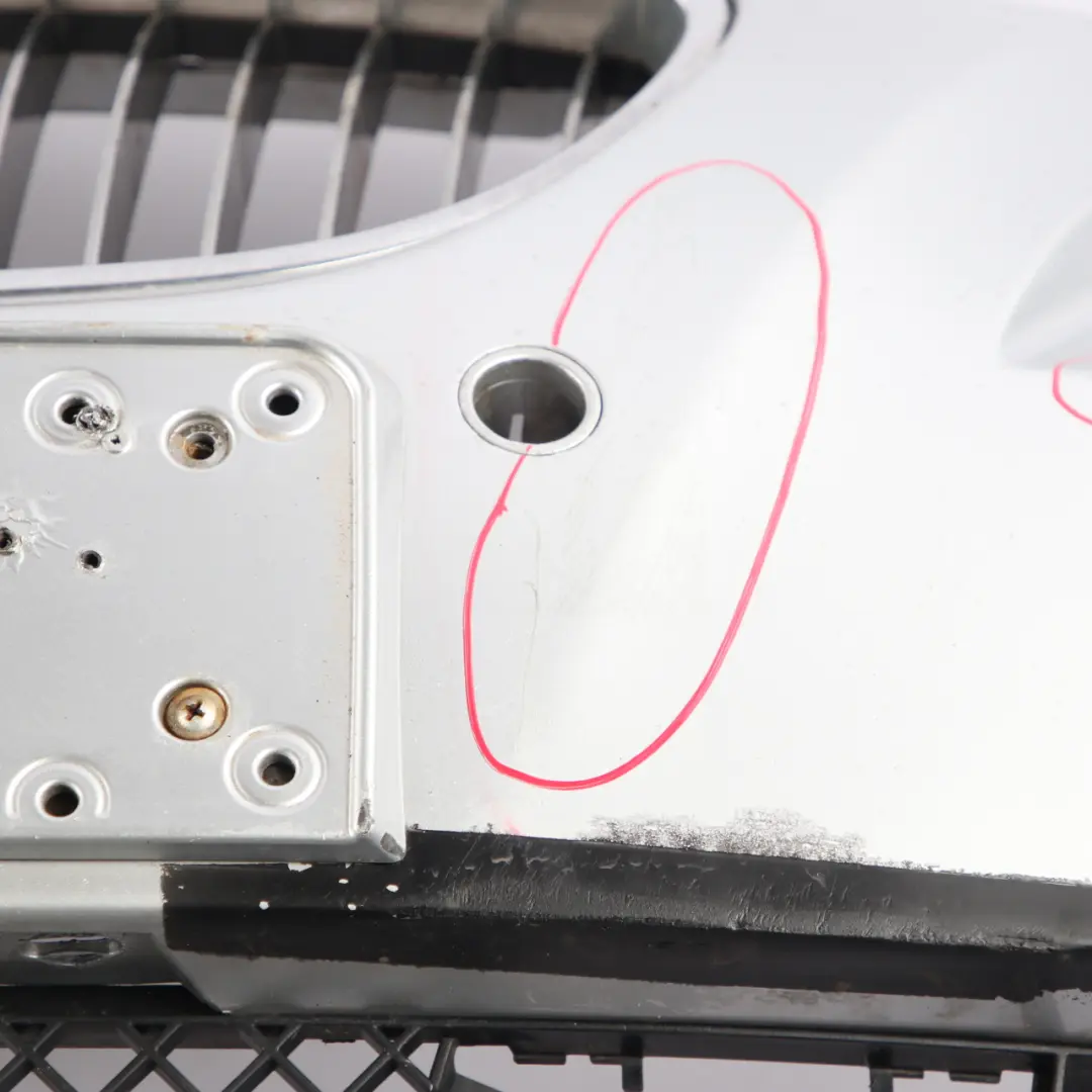 Front Bumper Trim Panel Titansilber Titan Silver - 354 to BMW 5 E60 E61 M Sport with Part number 0394346 BMW 5 E60 E61 M Sport Front Bumper Trim Panel Titansilber Titan Silver - 354 - SKU 0394346-TS - Part number 0394346