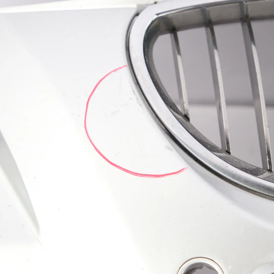 BMW 5 E60 E61 M Sport Front Bumper Trim Panel Titansilber Titan Silver - 354 - SKU 0394346-TS - Part number 0394346