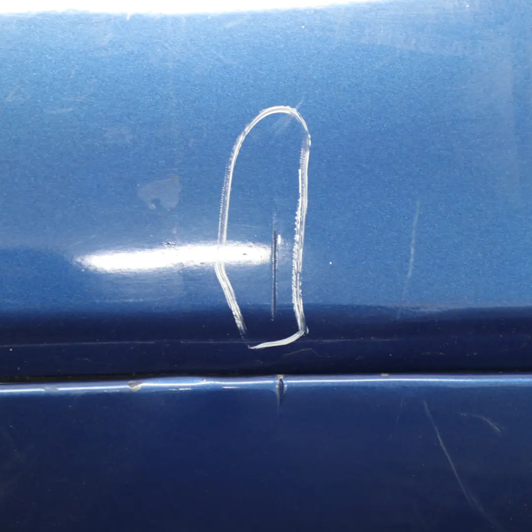 Bumper Panel Touring M Sport PDC Le Mans Blue Metallic - 381 to BMW E61 Rear with Part number 0394703 BMW E61 Rear Bumper Panel Touring M Sport PDC Le Mans Blue Metallic - 381 - SKU 0394703-LMB - Part number 0394703