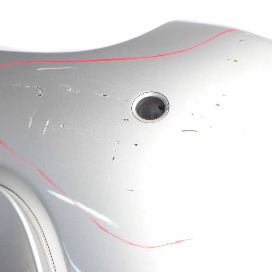 BMW E61 Rear Bumper Panel Touring M Sport PDC Titansilber Silver Metallic - 354 - SKU 0394703-TS1 - Part number 0394703