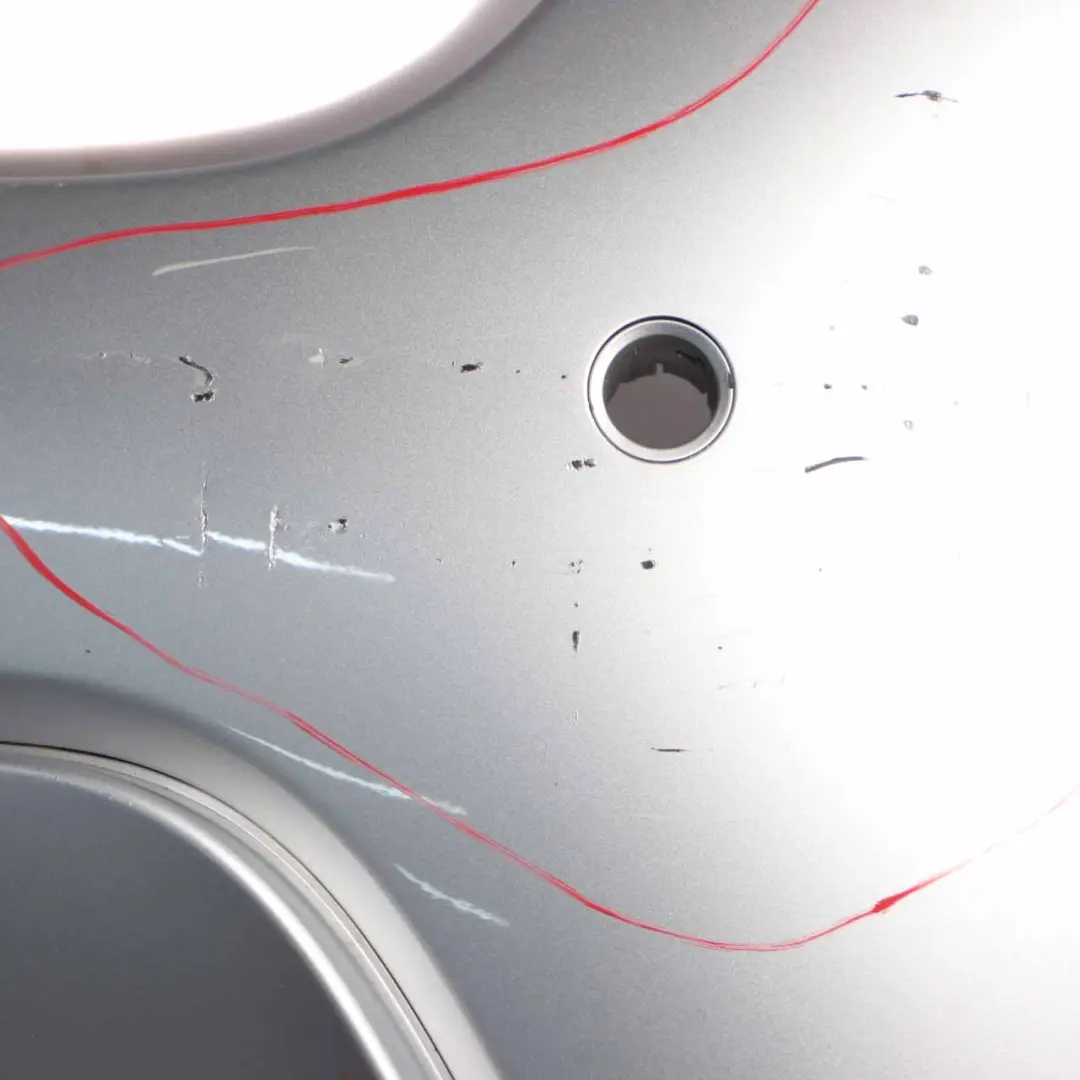 BMW E61 Rear Bumper Panel Touring M Sport PDC Titansilber Silver Metallic - 354 - SKU 0394703-TS1 - Part number 0394703