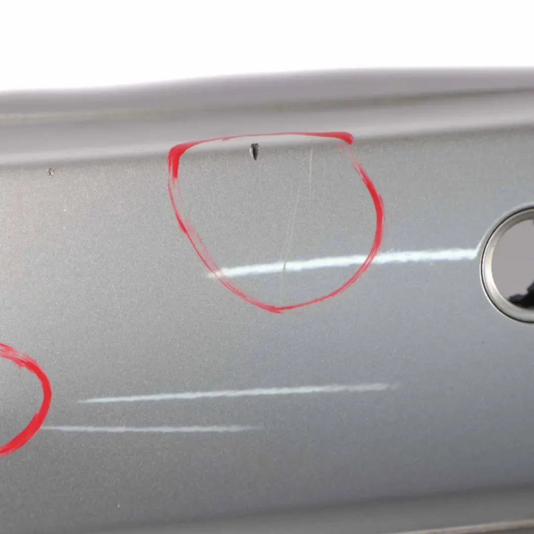 Bumper Panel Touring M Sport PDC Titansilber Silver Metallic - 354 to BMW E61 Rear with Part number 0394703 BMW E61 Rear Bumper Panel Touring M Sport PDC Titansilber Silver Metallic - 354 - SKU 0394703-TS1 - Part number 0394703