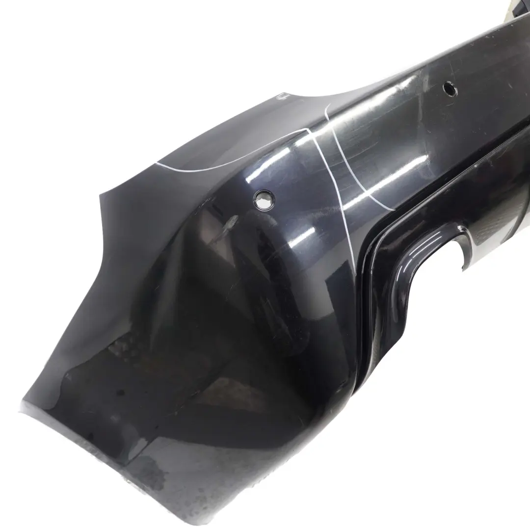 BMW 5 E60 2 M Sport Paket Stossfänger Hinten Carbonschwarz Carbon Black 416 - SKU 0394707-CAR2 - Teilenummer 0394707