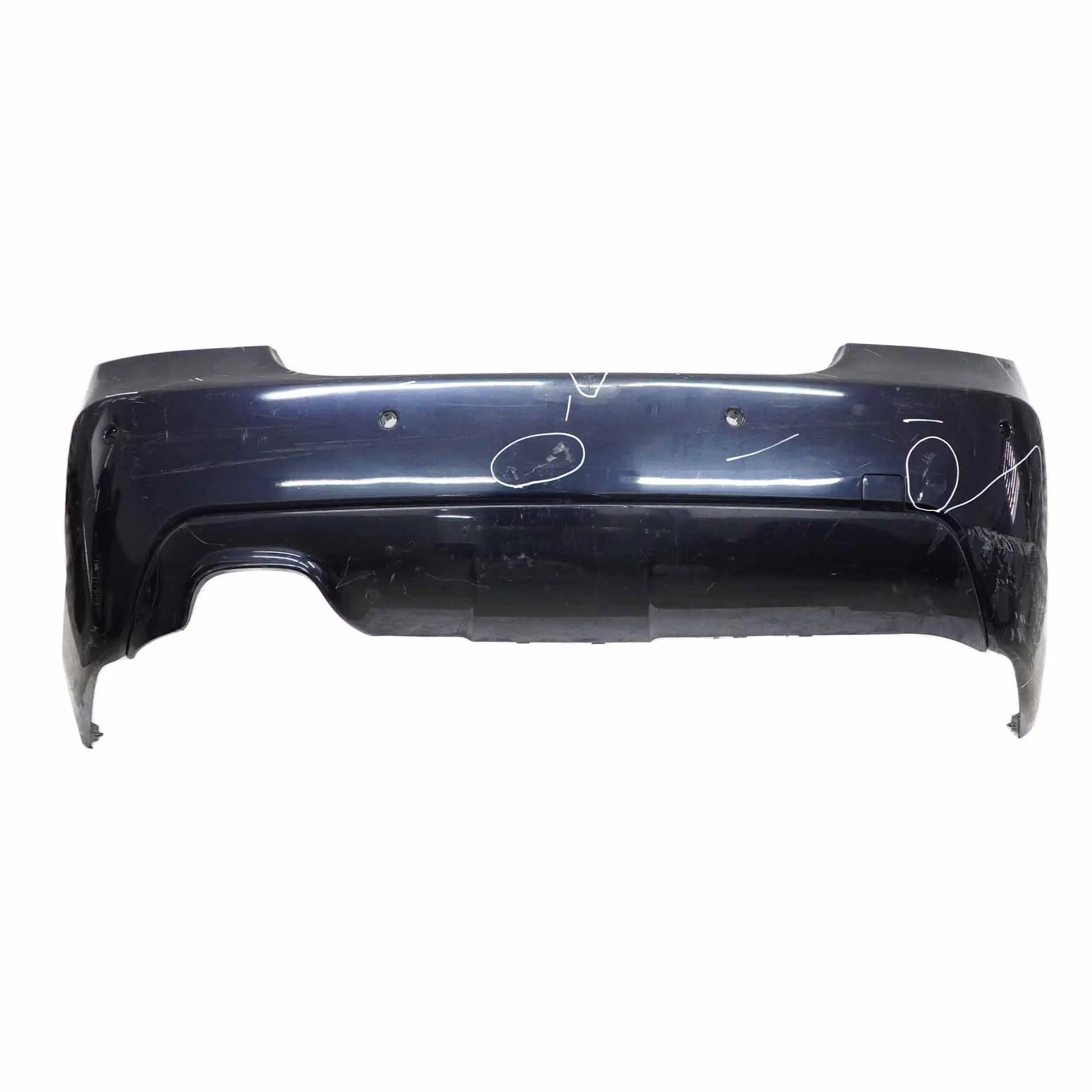 BMW E60 M Sport Bară Spate Panou Ornament PDC Carbon Negru 416