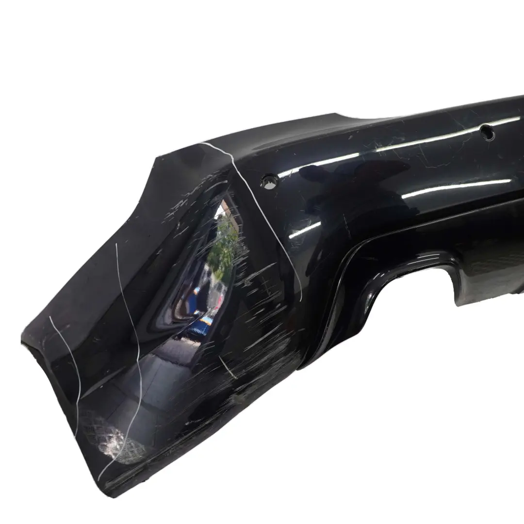 BMW 5 E60 M Sport Paket Stossfänger Hinten Carbonschwarz Carbon Black 416 - SKU 0394707-CAR7 - Teilenummer 0394707