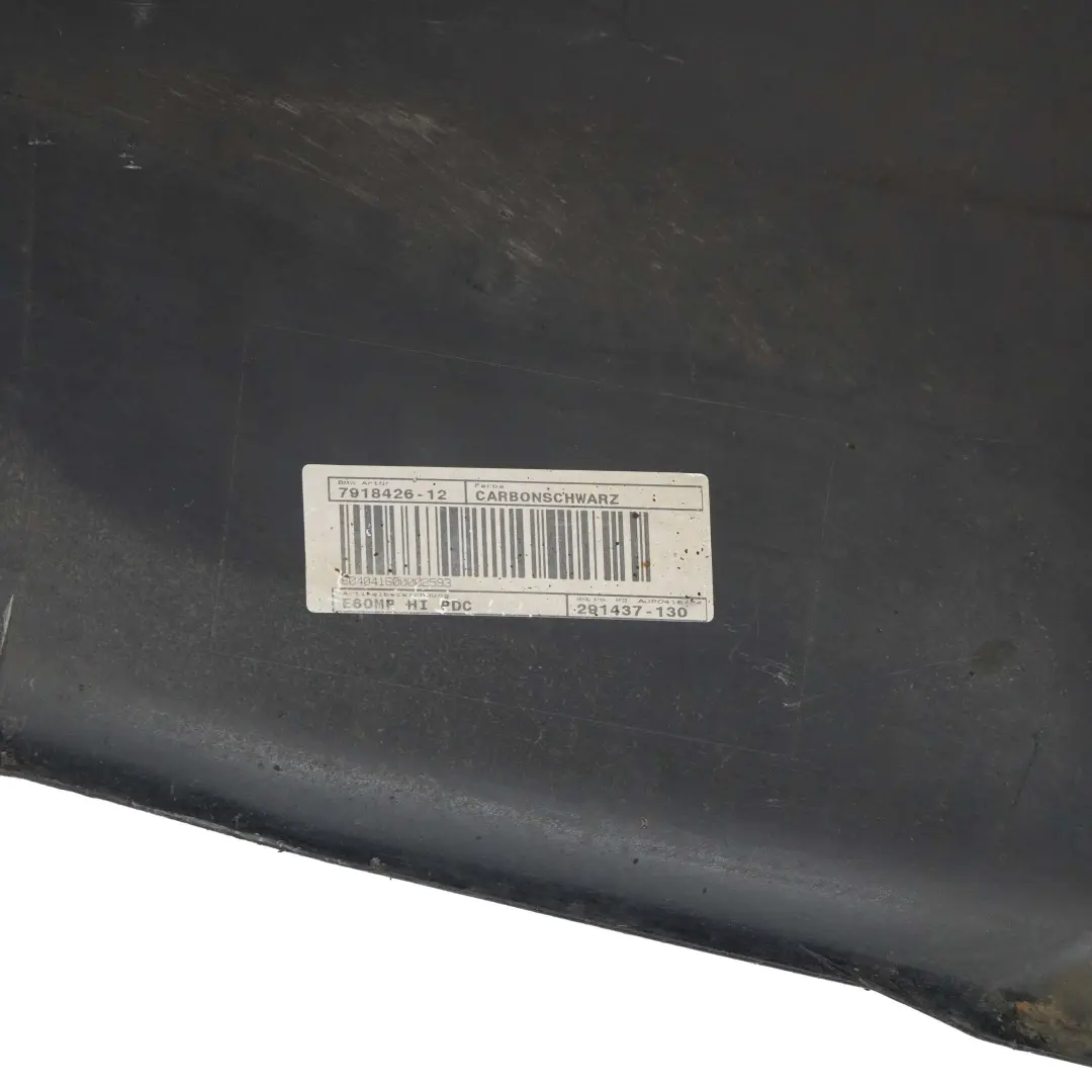 BMW 5 E60 M Sport Paket Stossfänger Hinten Carbonschwarz Carbon Black 416 - SKU 0394707-CAR7 - Teilenummer 0394707