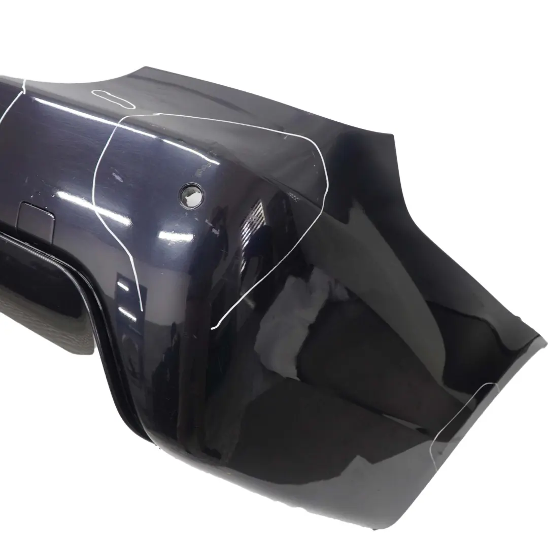 BMW 5 E60 3M Sport Paket Stossfänger Hinten Carbonschwarz Carbon Black - 416 - SKU 0394707-CAR8 - Teilenummer 0394707