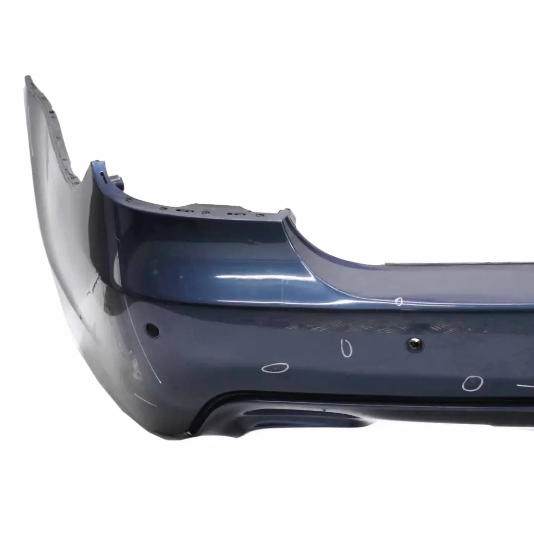 Bumper Panel M Sport PDC Tiefseeblau Deep Sea Blue Metallic - A76 to BMW E60 Rear with Part number 0394707 BMW E60 Rear Bumper Panel M Sport PDC Tiefseeblau Deep Sea Blue Metallic - A76 - SKU 0394707-DSB - Part number 0394707
