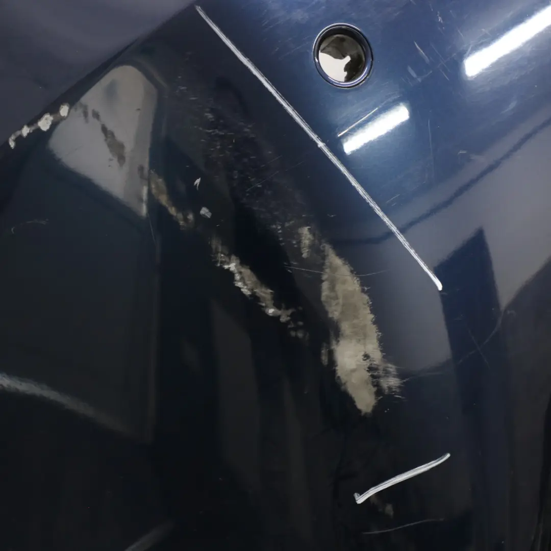 Bumper Panel M Sport PDC Tiefseeblau Deep Sea Blue Metallic - A76 to BMW E60 Rear with Part number 0394707 BMW E60 Rear Bumper Panel M Sport PDC Tiefseeblau Deep Sea Blue Metallic - A76 - SKU 0394707-DSB - Part number 0394707