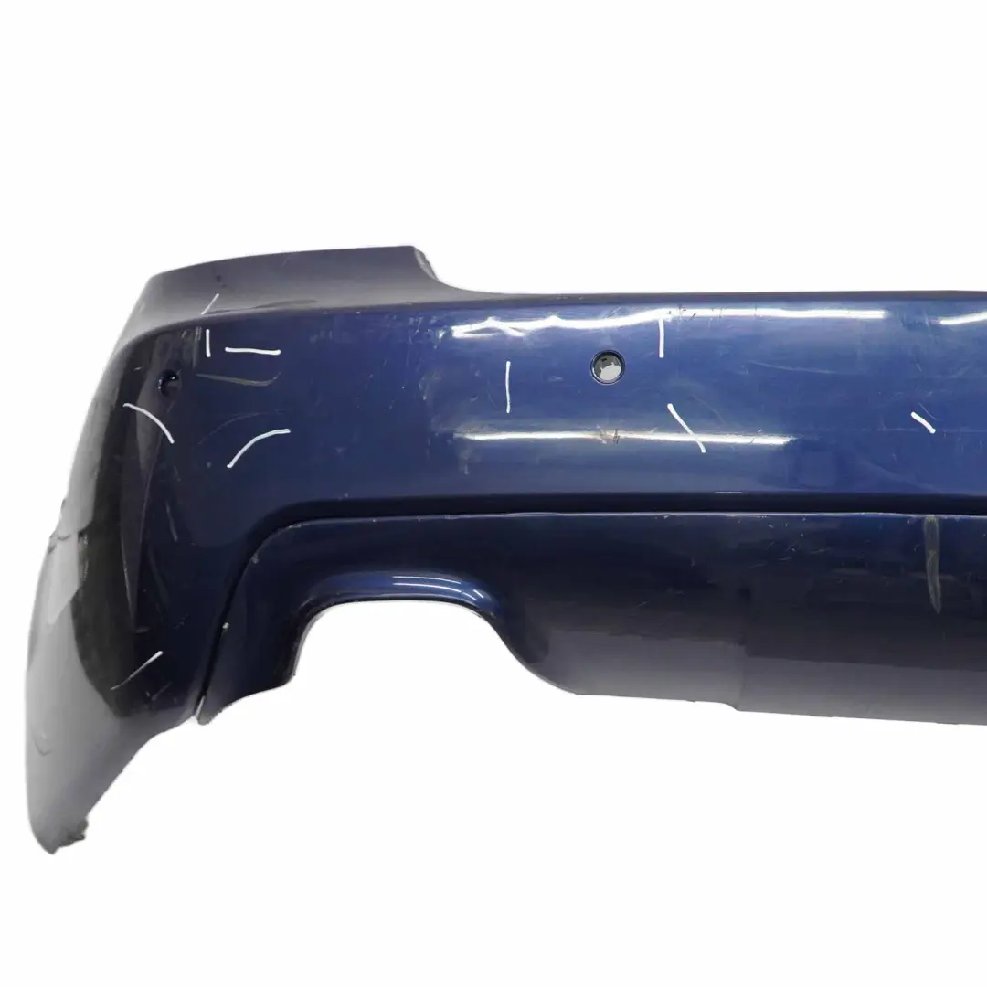Bumper Panel M Sport PDC Mysticblau Mystic Blue Metallic - A07 to BMW E60 Rear with Part number 0394707 BMW E60 Rear Bumper Panel M Sport PDC Mysticblau Mystic Blue Metallic - A07 - SKU 0394707-MYS - Part number 0394707
